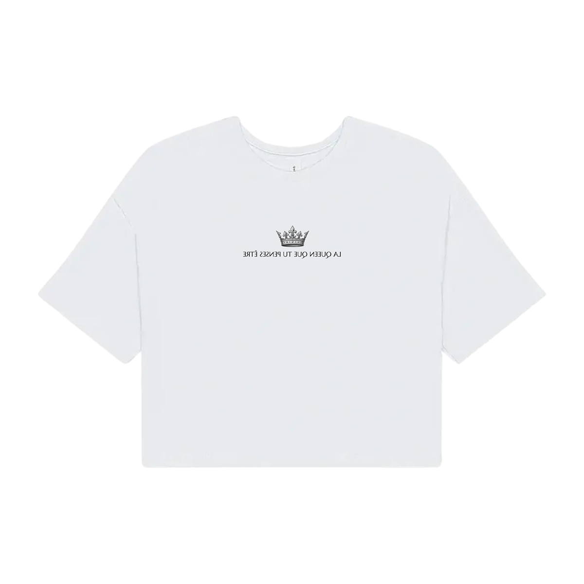 T-shirt Queen – Collection Manifeste (Crop)