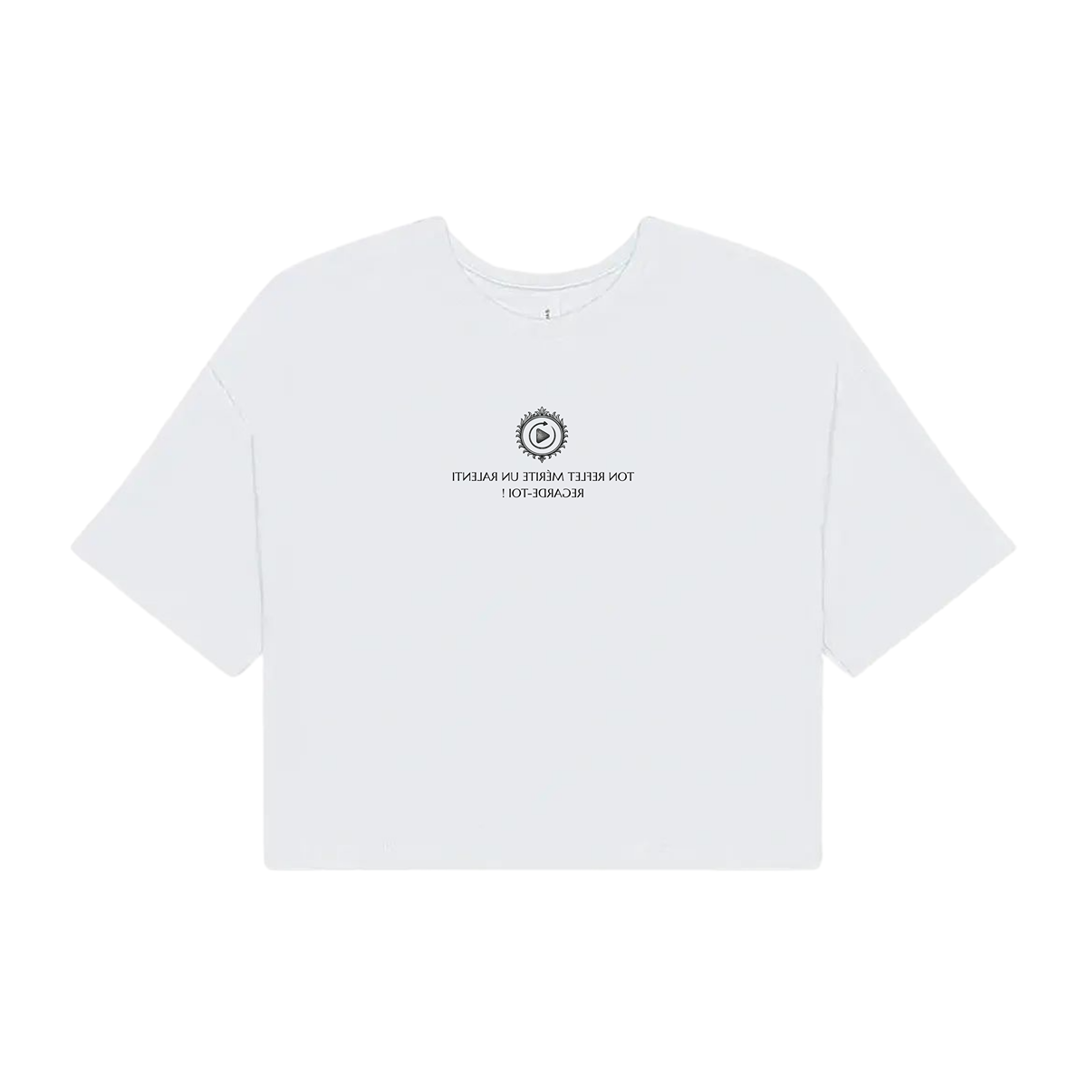 T-shirt Ralenti – Collection Manifeste (Crop)